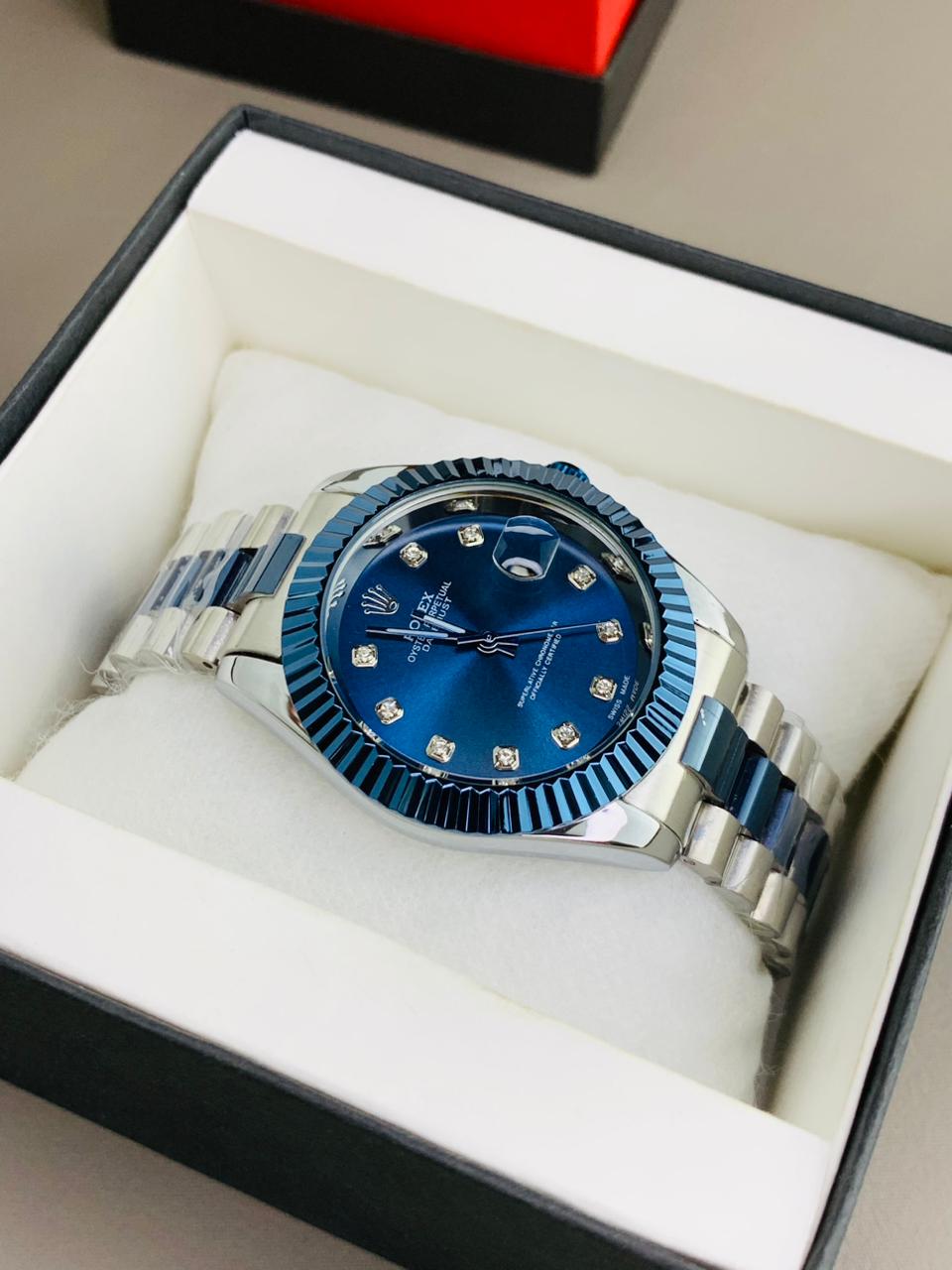 RLX Date-Just Fluted Bezel ~ Premium Men's Watch ⚜️